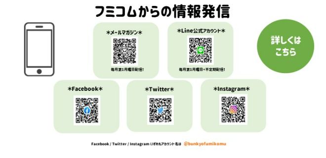 フミコムからの情報発信フミコムからの情報発信のご案内
